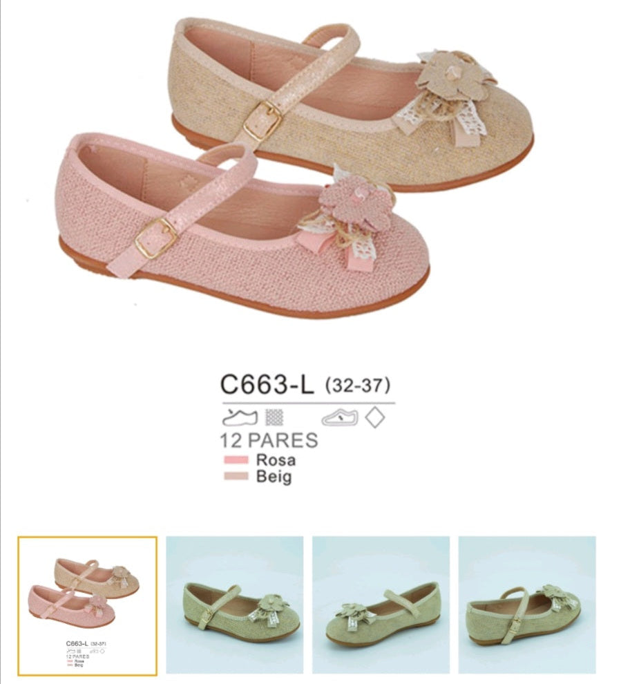 Ballerines en 2 couleurs
