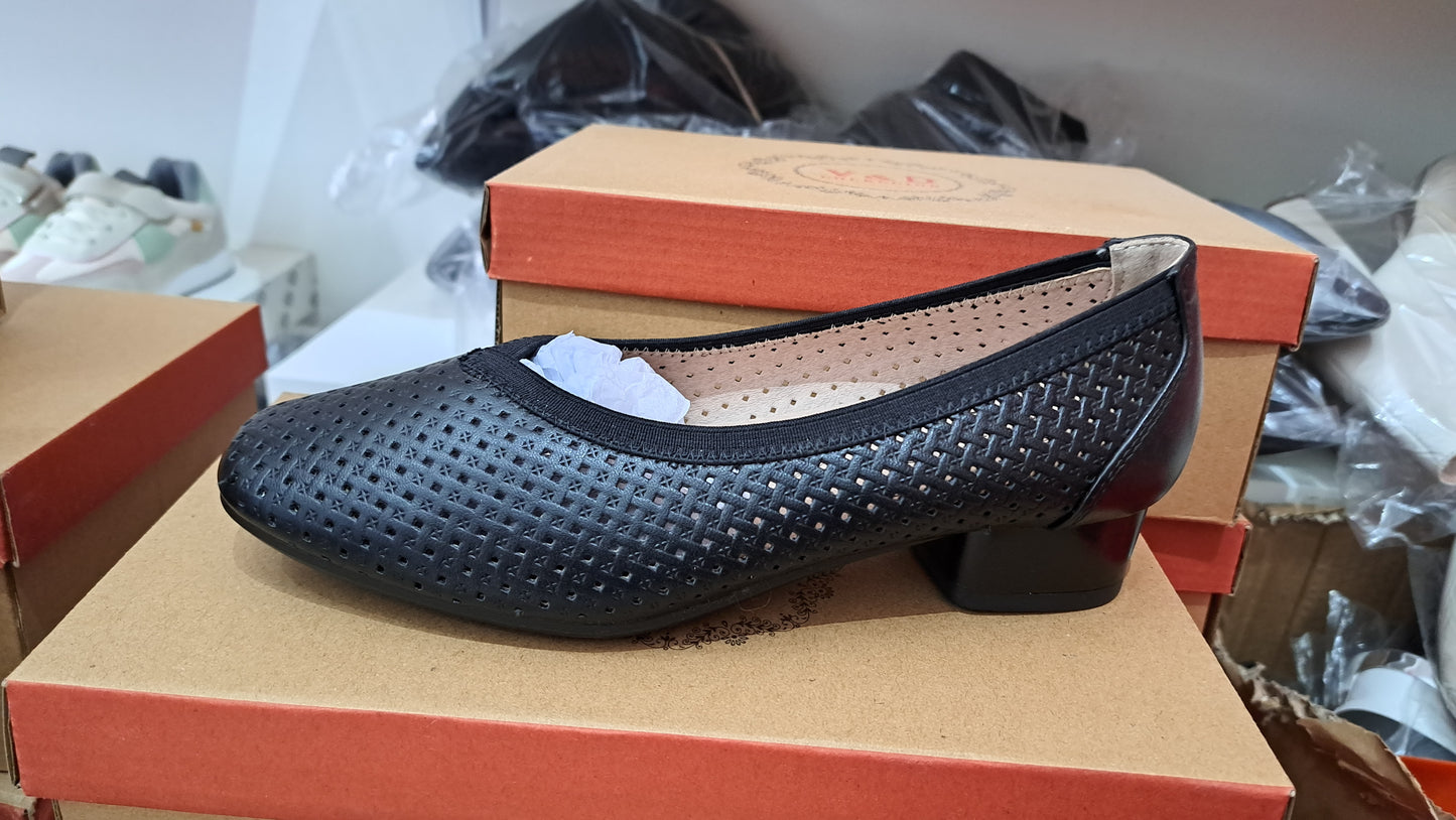 Chaussures marque V&D demi Talon Cuir
