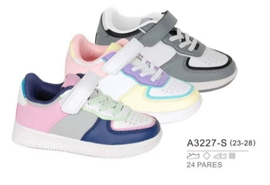 Basket Fille en 3 couleurs